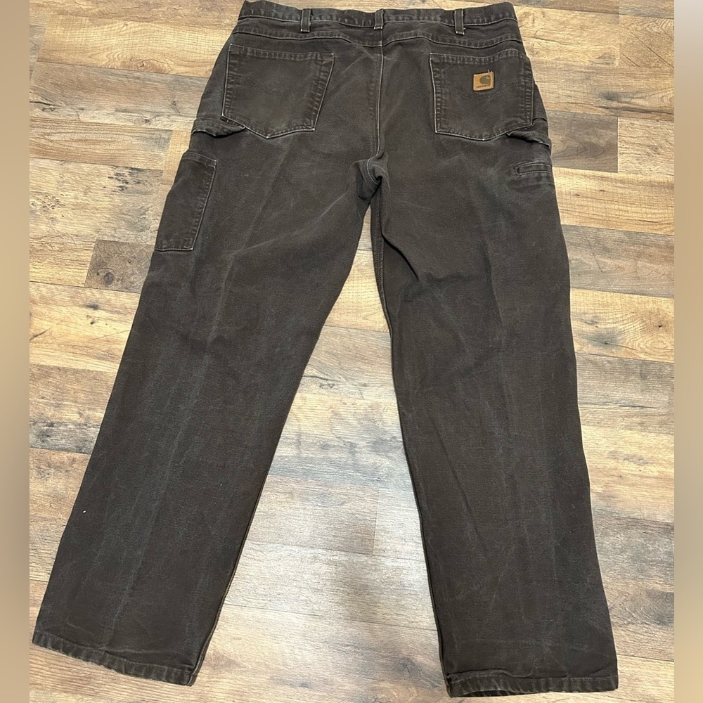 Carhartt Men's vintage 2007  Dark Brown Cargo Pants 38X30